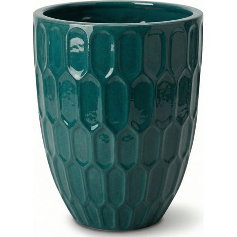 Vaso DAUDET 41x55cm blu petrolio