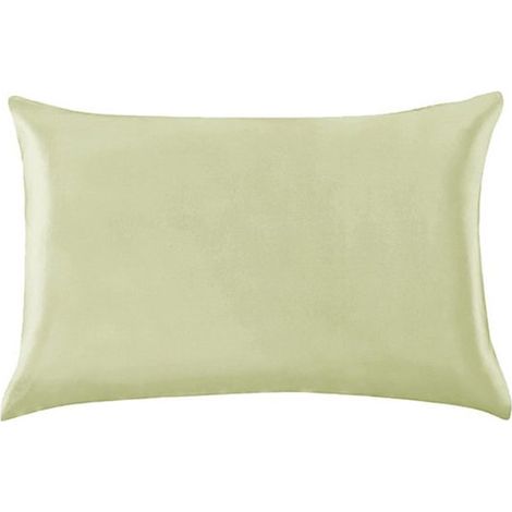 Taie d'oreiller en soie - Taie d'oreiller - Taie d'oreiller 50 x 80 - Taie d'oreiller en soie de mûrier - Taie d'oreiller pour la maison - Vert - SilkGreen (1/5)