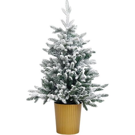 Weihnachtsdekoration, künstlicher Weihnachtsbaumschmuck für das Büro, Weihnachtsgeschenke für Zuhause, 45 cm, weiß (1/5)