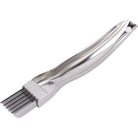 Coupe-oignons en acier inoxydable, râpe à légumes pour carottes et pommes de terre, gain de temps (1/5)