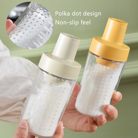 Pot à épices en verre, saupoudreur, pot à sel, bouteille à poivre, assaisonnement pour barbecue, flacon (1/5)