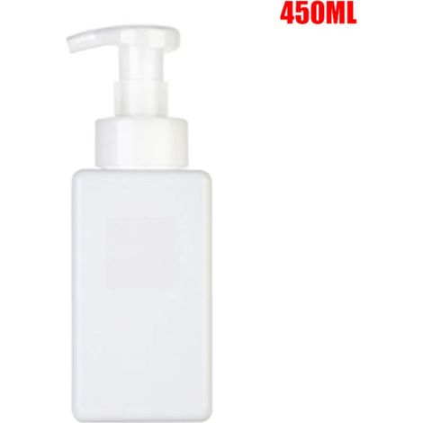 Distributeur de savon portable (450 ml) avec pompe à mousse, flacon de 250/450/650 ml à pression manuelle, idéal pour la salle de bain. (1/5)