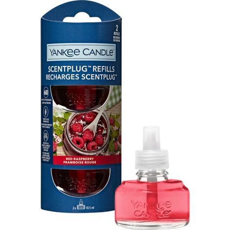 Recharge Yankee Candle pour désodorisant électrique framboise rouge