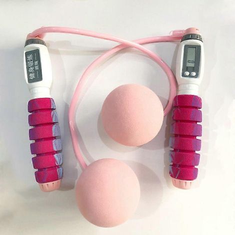 Corde à sauter sans corde numérique, sans fil, intelligente et professionnelle pour le fitness, PinkYMMR (1/5)