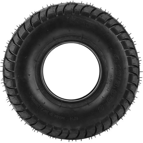 Beyamis Roue extérieure en caoutchouc à bonne élasticité pour chariot à outils gonflable 4.10/3.50-5 12 po / 4.10/3.50-4 10 po / 4.10/3.50-5 12 po (1/5)