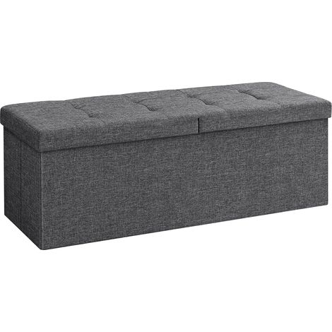 Cassa di stoccaggio con coperchio pieghevole - L110 cm (1/5)
