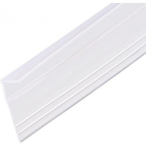 Joints d'étanchéité latéraux pour porte de douche en verre sans cadre, type F, 5/16 po x 118 barre