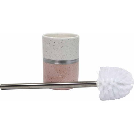 Brosse WC Design "Skyline" 38cm Rose (1/2)