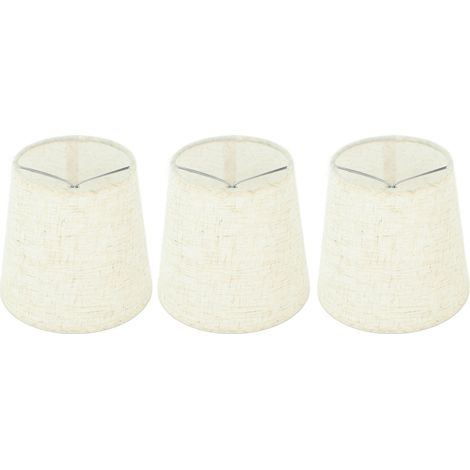 Petit abat-jour tissu – type clip E14 – camélia – tambour décoratif – lampe table – délicat (1/5)