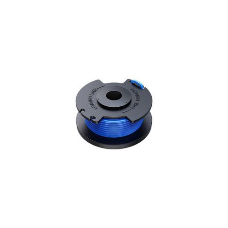 Tête de coupe bleue pour Ryobi AC14RL3A – Bobine R1+0 avec capot – Nylon pour débroussailleuse portative (1/5)