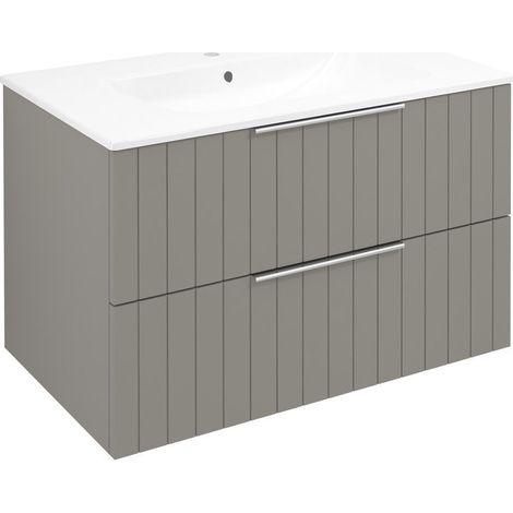 CIRASA STRIP Meuble sous-vasque 79,8x52x46cm, agila (1/5)