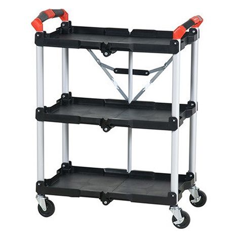 Carrello pieghevole 3 piani - Carico max 75 kg - 1925057025