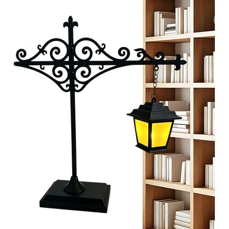 Lanterne de bibliothèque base, déco LED vintage pour étagère Lanterne Serre-Livres Lumineuse Pour les amoureux des livres, étude, coin lecture, bibliothèque maison, intérieur, école (1/5)