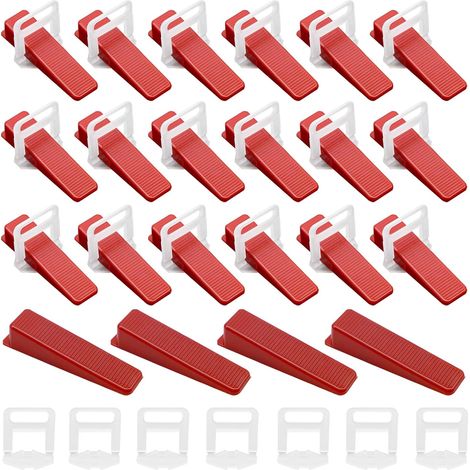 Kit Nivellement Carrelage 200 Pièces 3mm Plastique Pose Rapide Sol Mur Lissage Parfait pour Rénovation et Bricolage (1/5)