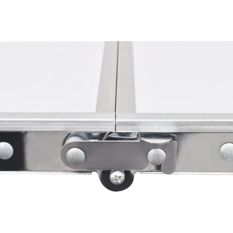 INLIFE Jeu de table pliable de camping et 6 tabourets 180x60 cm (1/5)