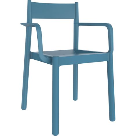 garbar DANNA Fauteuil Intérieur, Extérieur Bleu Rétro - Set 4 (1/3)