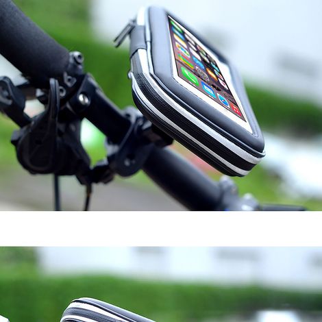 Wasserdichte Fahrradlenkertasche mit Halterung für Touchscreen-Handys, Größe S (1/5)