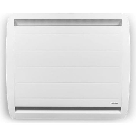 Radiateur connecté THOMSON THRFIT1000 - Inertie sèche - 1000 watts - Ecran LCD - 3 modes - Antisalissure - Blanc (1/4)