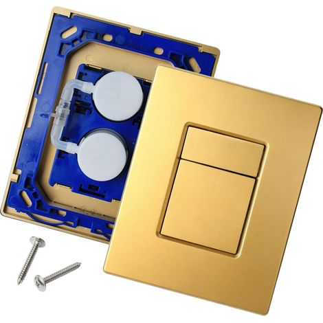 Plaque de protection en ABS pour réservoirs d'eau - Pièce de rechange 38732/38966 - Plaque de montage solide à fixation rapide pour raccords de salle de bain commerciaux GD2 (1/5)