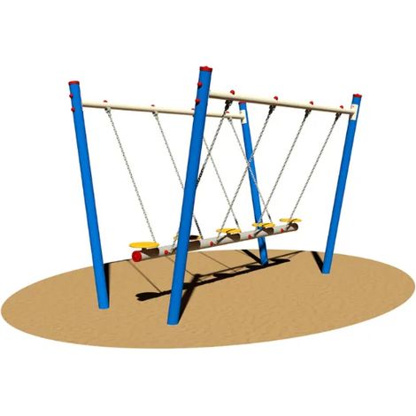 Passerella James 885 Giochipark acciaio zincato EN 1176 6-12 anni 265x160x197h