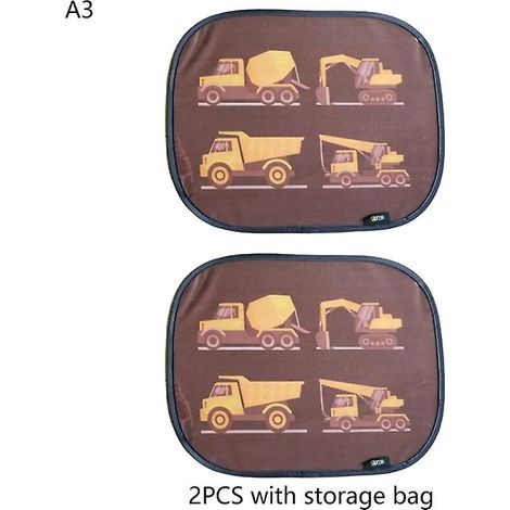 Pare-soleil de voiture pliables et portables au design créatif, pour vitres avant, latérales et arrière. Protection thermique pour vitres de voiture. Pare-soleil A3