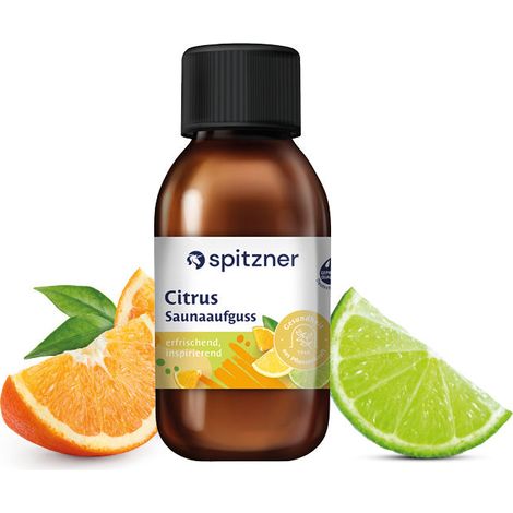 Spitzner Saunaaufguss Citrus 125 ml Wellness Sauna Aufguss Wellnessaufguss