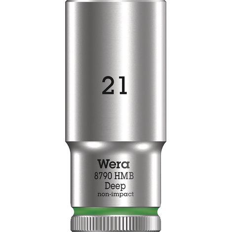 Wera 05004543001 Bussola 21 mm Cromo Matt Acciaio (1/4)