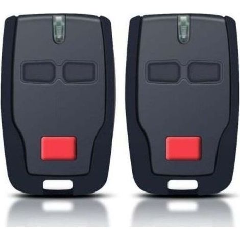 Mando a distancia para puerta de garaje, 2 unidades, 2 canales, compatible con Mitto RCB Kleio Ghibli TRC, frecuencia 433 MHz (1/4)