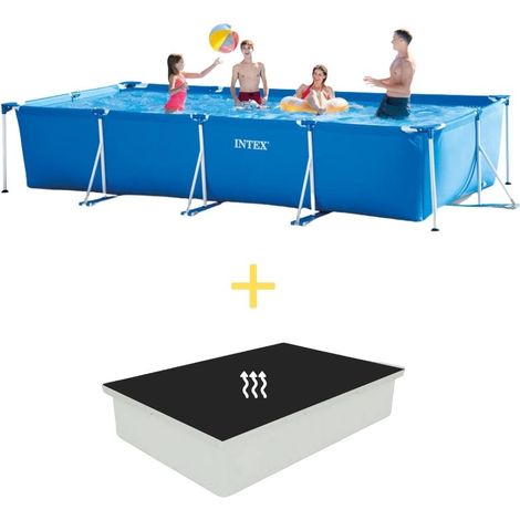 Intex Piscine Tubulaire Rectangulaire - 450x220x84 cm - 2-pièces S21257