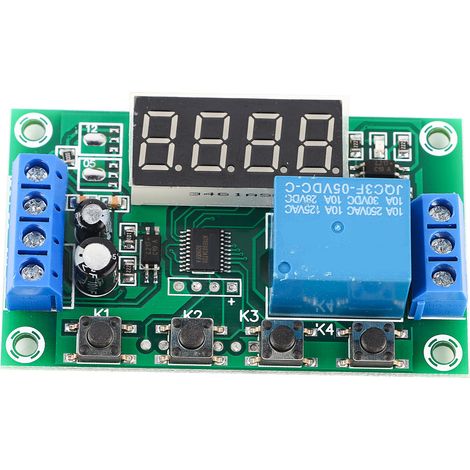 LED Display Adjustable Timer Relay Automation Control Switch Module (5V)