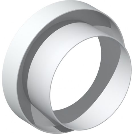 Réduction plate RP 100-80 pour conduits rigides ronds PVC - ø100mm à ø80mm