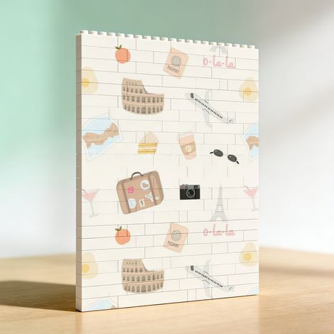 Souvenir en blocs mignon de bonheur : une touche chaleureuse pour votre foyer (1/5)