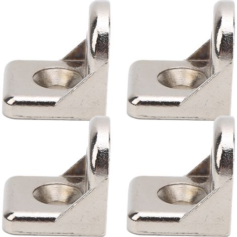 10 équerres en aluminium pour assemblage d'angles, connecteurs d'angle à torsion, type 2030402020 (1/5)