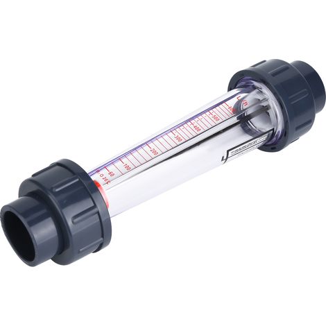 LZS-25 (D) Débitmètre à tube en plastique ABS haute précision pour liquides, 60-600 L/h (1/5)