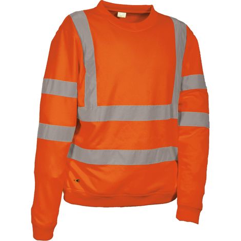 Cofra Marqueta Warnschutz Sweatshirt Pullover, Klasse 3, 320 g/m² orange XXXXL (1/4)