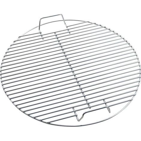 – Grille de barbecue circulaire en acier inoxydable 44.5cm – Conception arrondie pour cuisson uniforme – Usage extérieur et intérieur (1/4)