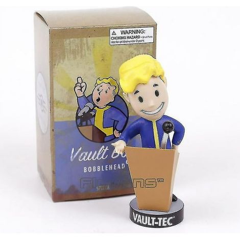 Figurine PVC Fallout Vault Boy, collection Vault-Tec, jouet de bureau, modèle articulé, lot de 7 styles variés, décoration geek rétro, cadeau fan de jeux vidéo.