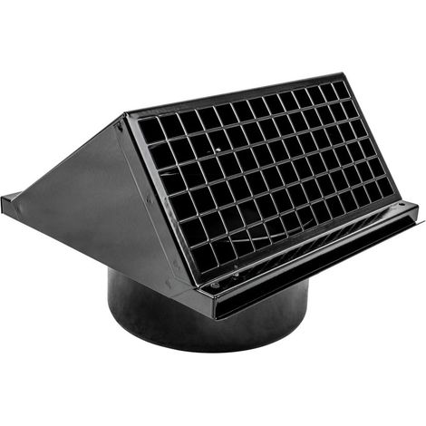 Wolf Wandhaube CWL DN 160 schwarz (1/3)
