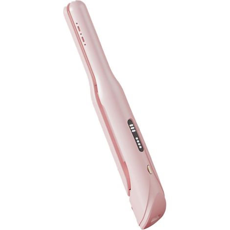 Lisseur et boucleur sans fil 2 en 1 - Mini - 3 températures - Temps de chauffe : 60 s (rose) (1/4)