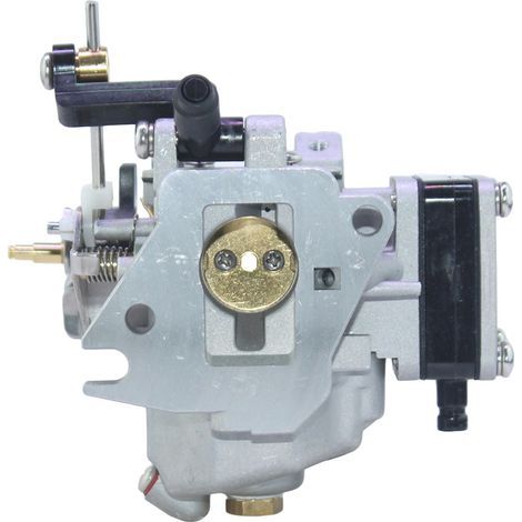 Carburador completo S-giant para motor fueraborda Yamaha de 2 tiempos y 9,9/15 caballos de fuerza - Compatible con 684-14301-03 y 6E7-14301. (1/5)