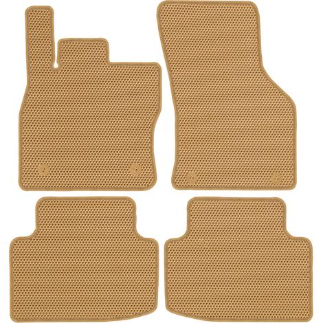 Audi A3 IV essence/diesel à partir de 2020. Tapis de sol dédiés - EVA beige alvéolé (1/5)