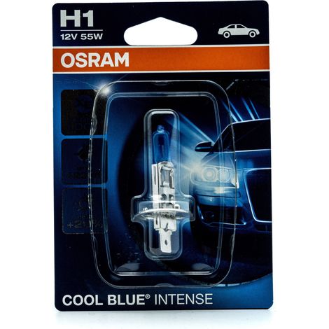 Lampadina alogena Osram H1 12V 4200K bianco caldo 55W P14.5S, 1 pz. (1/2)