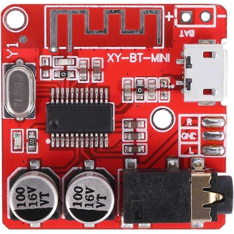 Module récepteur stéréo Bluetooth 4.1 MP3, carte d'amplificateur audio, pour la mise à niveau des haut-parleurs de voiture [FG05] (1/5)