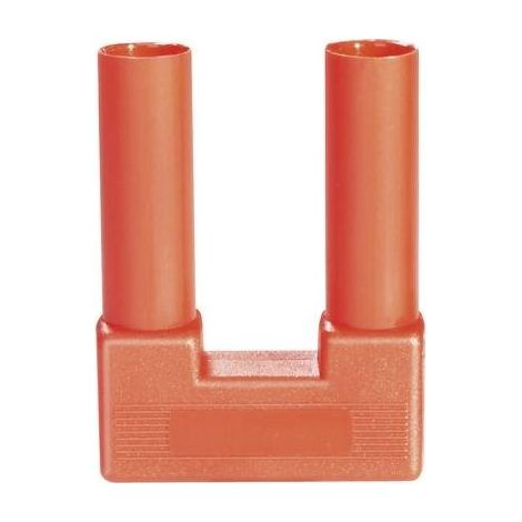 Schnepp SI-FK 19/4 rt Spina di sicurezza cortocircuito Rosso Ø perno: 4 mm Distanza tra pin: 19 mm 1 pz.