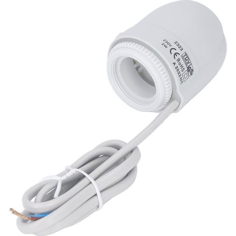 Elektrothermischer Stellantrieb (normalerweise geschlossen) für Buderus-Fußbodenheizung, 230 V AC, Wärmeregler für Fußbodenheizung, motorisiertes Ventil (1/5)