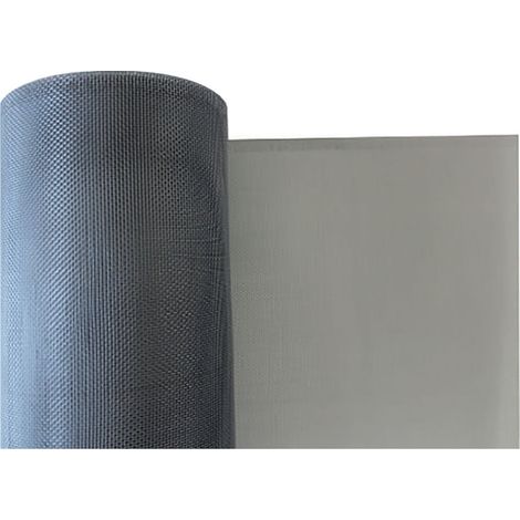 RETE PER ZANZARIERA IN ALLUMINIO 63 H. 120 cm - Rotolo 30 mt