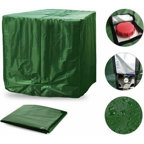 Housse IBC - 120x100x116 cm - Anti-UV Anti-Pluie Anti-Poussière - Pour Réservoir 1000 L (1/3)