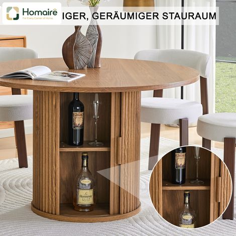Couchtisch aus Holzverbundstoff 120 x 120 x 75,5 cm HOMAIRE (1/5)