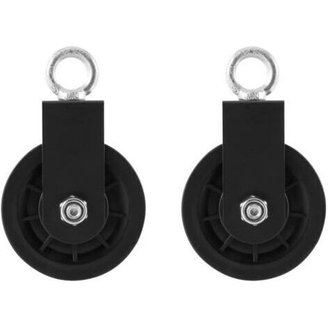 FENOPLASTICAAccessoires pour appareils de fitness, poulies rotatives silencieuses en nylon, poulies pour câbles à domicile, accessoires pour équipements de gym - poulies rainurées en nylon (1/5)