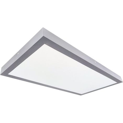 Panneau LED Kisongo surface 40W 6000K nickel 120x30cm